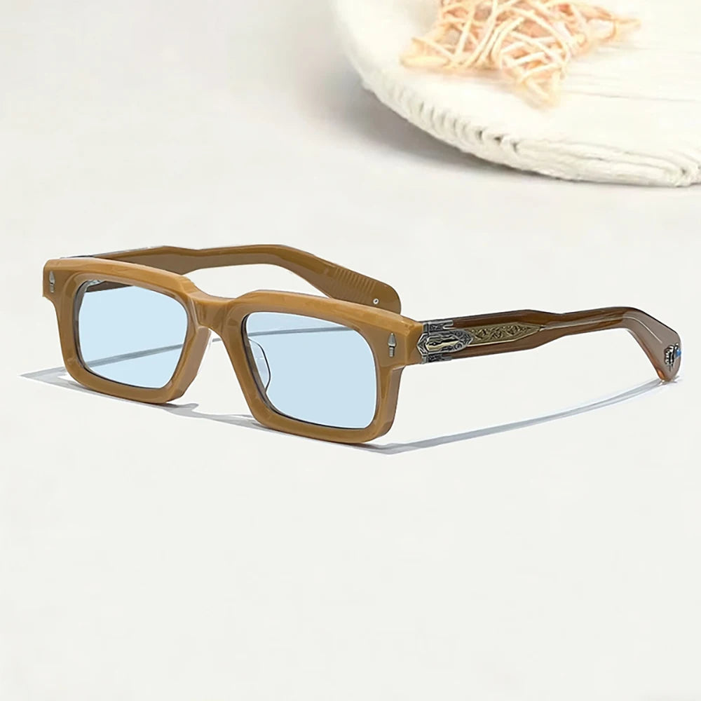 BELVEDERE Fashion Retro Square UV400 Sunglasses Unisex Fine Workmanship Brand Design Trendy Outdoor Driving Travel Sun Glasses