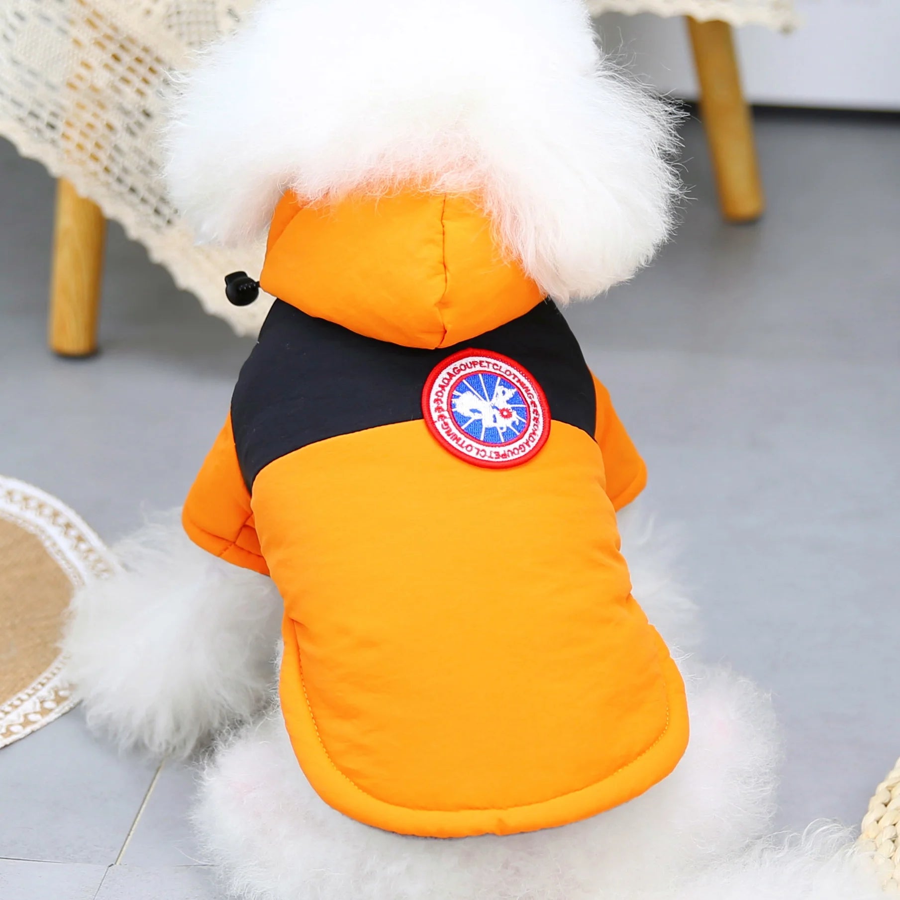 Pet Cats Dog Clothes Winter Warm Down Jacket For Small Dogs Cotton Chihuahua Hooded Clothes Dog Windproof Clothing Coat Apparel