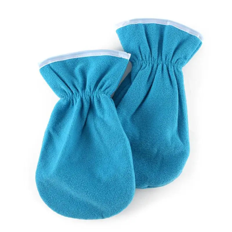 〔DD329〕1 Pair Insulation Care Gloves Flannel Elastic Opening Nail Protection Hand Therapy Paraffin Wax Mitts Reusable Warmers
