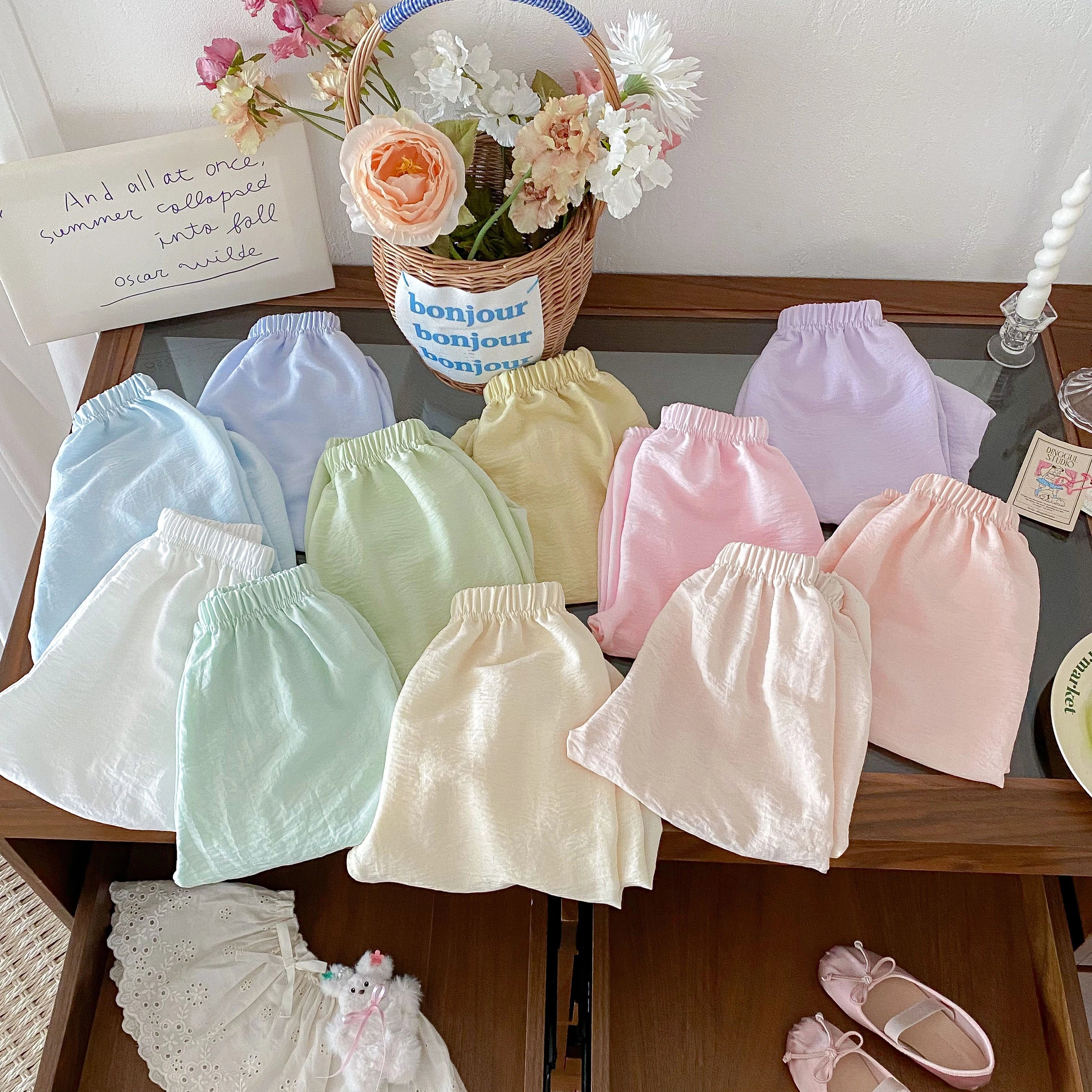 Outdoor Toddler Girls Summer Fashion Thin Loose Full Length Pants New Designer Printing Trousers Baby Unisex Cute Harem Pants