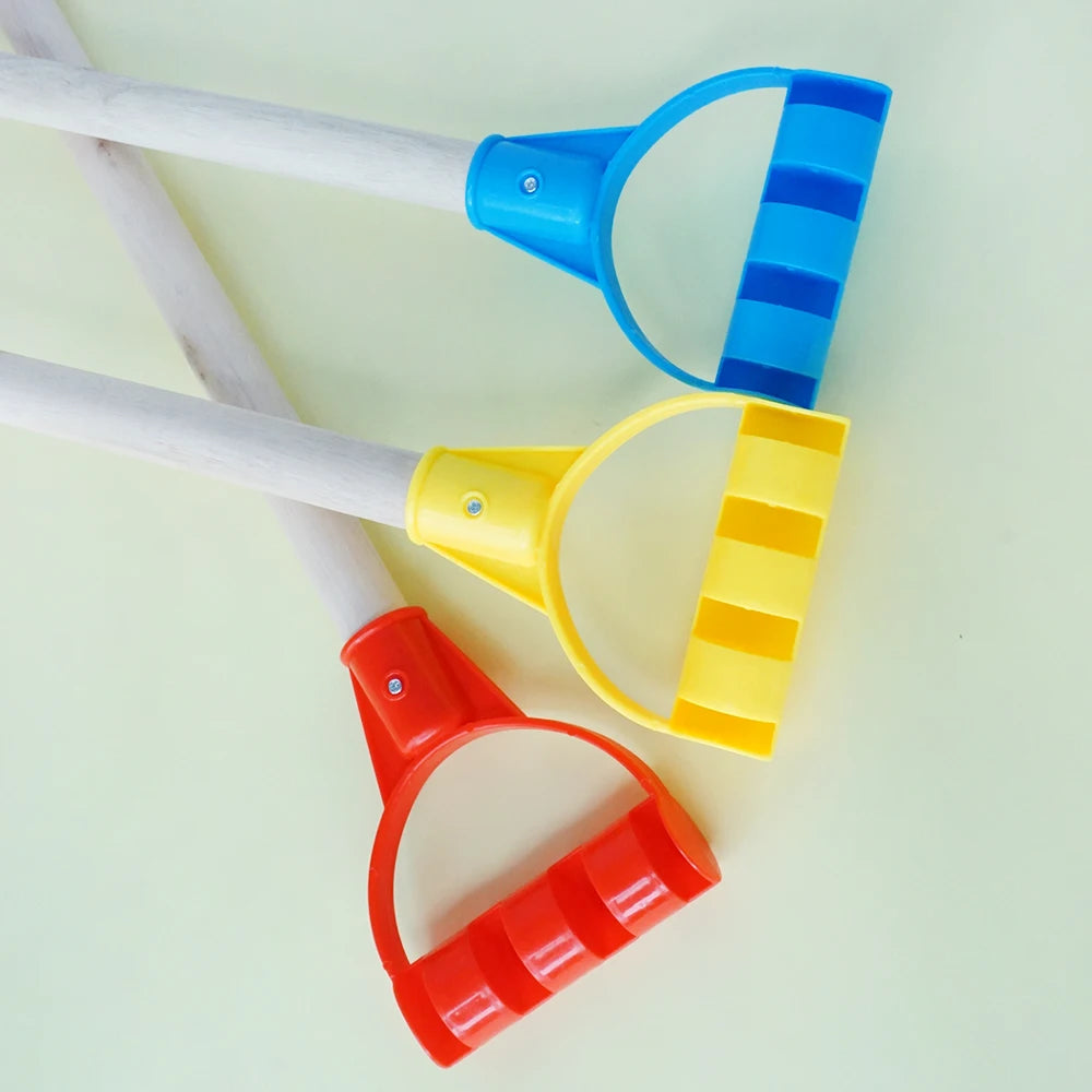 21 in Wooden Beach Sand Shovels Toy For Kids Adults Beach Spade Rake Garden Tools Summer Outdoor Digging Snow Beach Shovels Gift