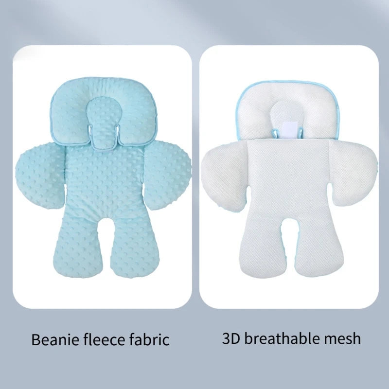 M76C Color Matching Baby Car Cushion Insert for Newborns Ensures Comfort and Safety in Strollers and Bouncer Seats