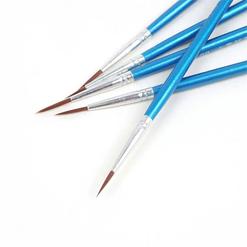 10Pcs Fine Hand Painted Thin Hook Line Pen Drawing Art Pen Nylon Brush Makeup Eyeliner Pen Detail Brush Cosmetics Art Supplies