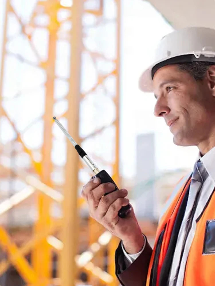 27MHz Telescopic/Rod HT Antennas SMA Female 23cm-130cm HT Amateur Antennas 2.15dB High Gain for CB Handheld/Portable Radio