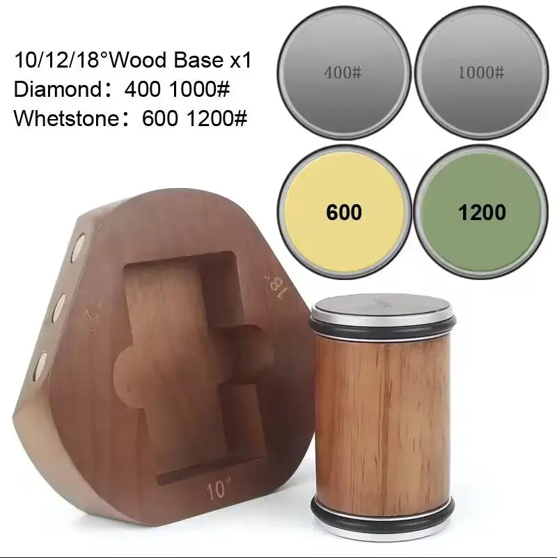 2025 NEW Rolling Knife Sharpener Knife Holder Diamond Sharpener Stone Whetstone Sharpening Angles Grind Stone Kitchen Tools