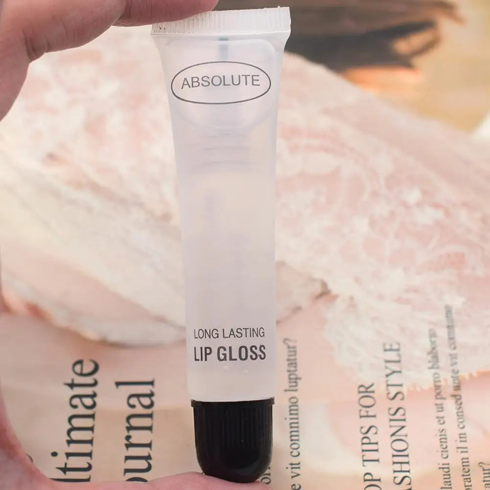 Transparent hose colorless lip oil lip moisturizing gloss fade lip lines lip gloss anti dry cracking 18ML Lip Care Oil