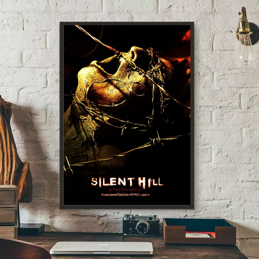 Hot Classic Silent Hill 3 Game anime Poster HD art sticky wall waterproof home living room bedroom bar aesthetic decoration