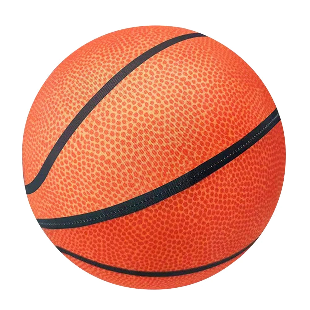 18/21/24cm Silent Basketball High-Resilience Quiet Basketball Size 3/5/7 Dribbling Basketball for Various Indoor Activities