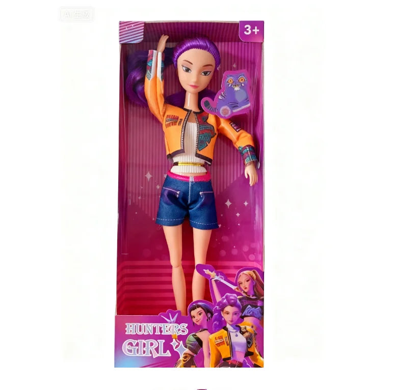 2025 HOT Anime Demon Hunters Doll Toys Rumi Mira Zoey Beautiful Princess Baby Girl Dolls Surprise Birthday Gifts for Girls