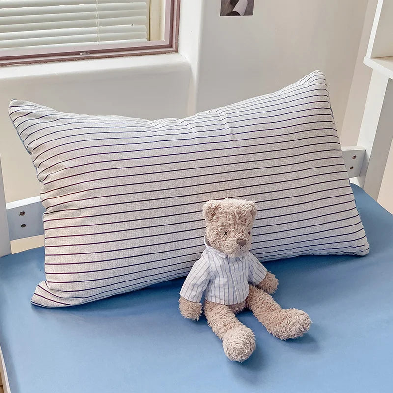 3pcs washed comforter Set for Bedroom Apartment Student dormitory Simple popular multi-size (1pcQuilt cover +2pcs pillowcase)