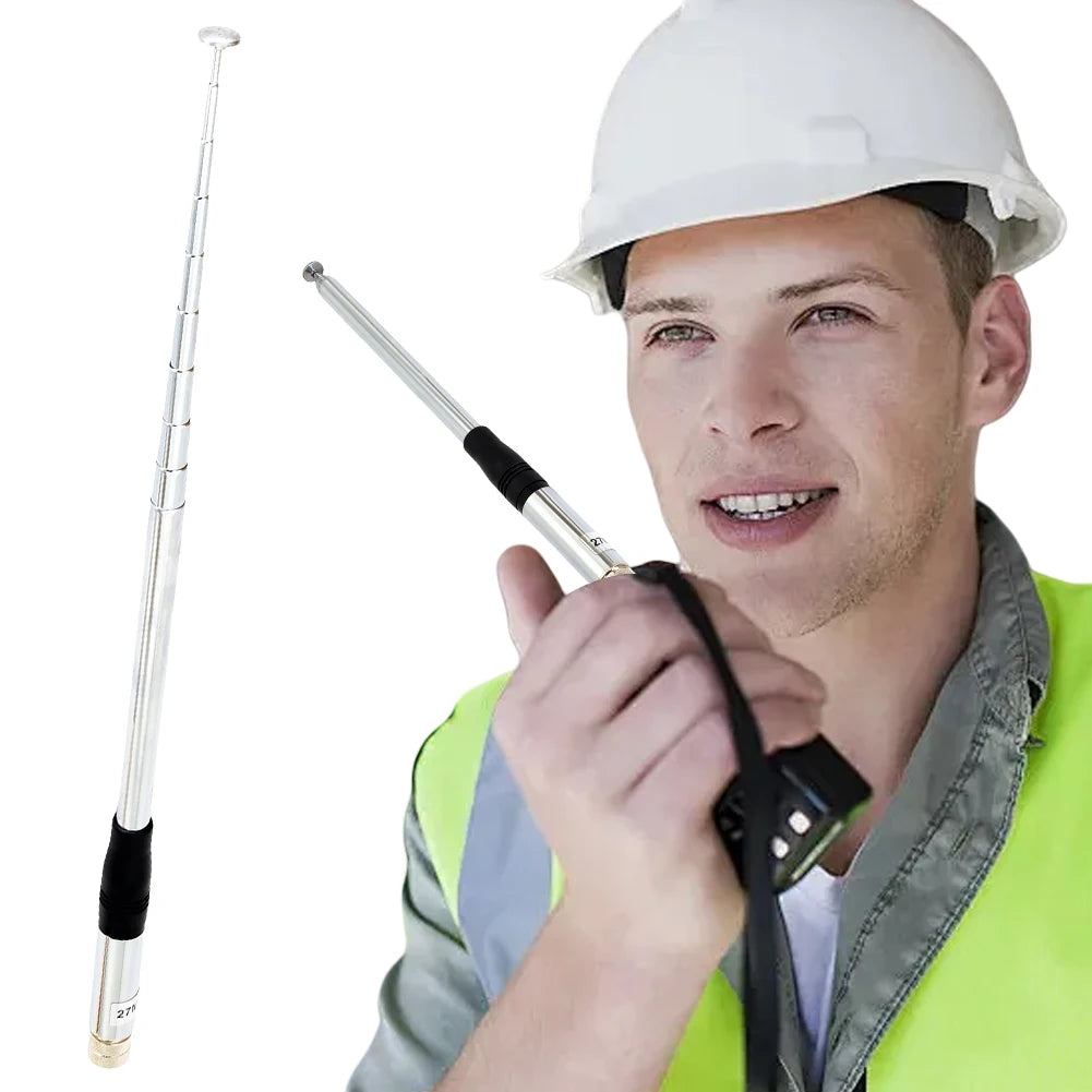 27MHz CB Radio Telescopic Antenna SMA Female 23cm-130cm Telescopic CB Antenna HT Amateur Antennas for CB Handheld/Portable Radio
