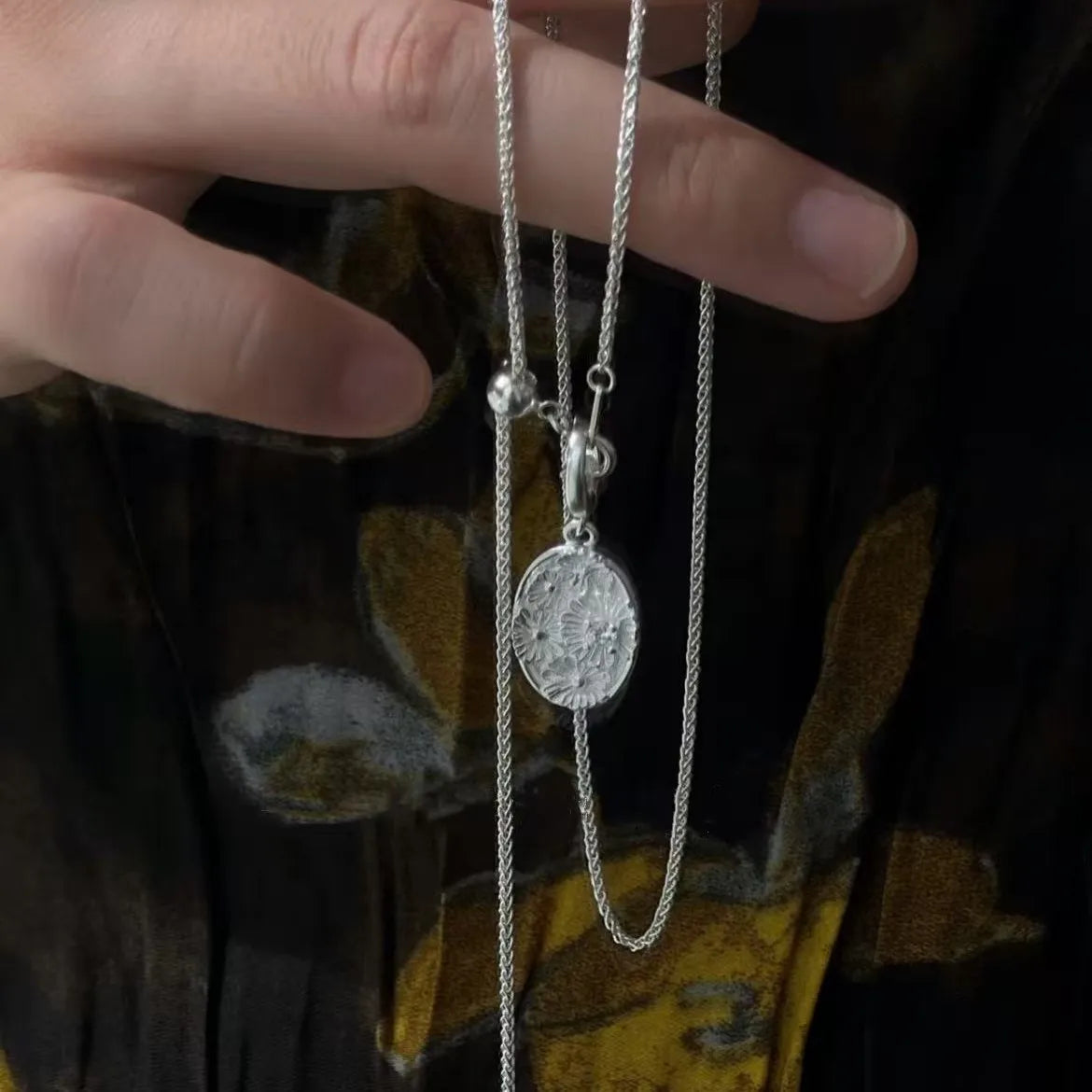 925 Sterling Silver Necklace Heart Pendant Love Adjustable Choker Elegant for Women Girl Jewelry Gift Dropshipping Wholesale