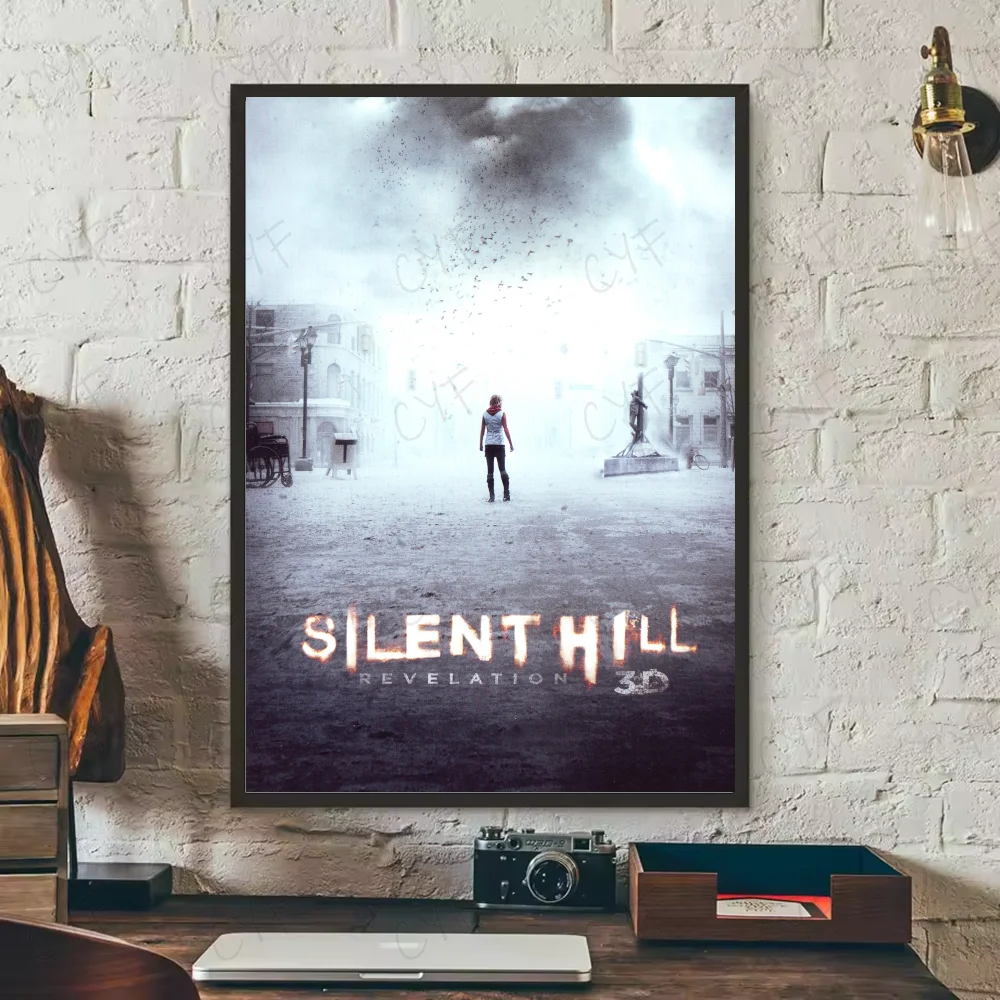 Hot Classic Silent Hill 3 Game anime Poster HD art sticky wall waterproof home living room bedroom bar aesthetic decoration