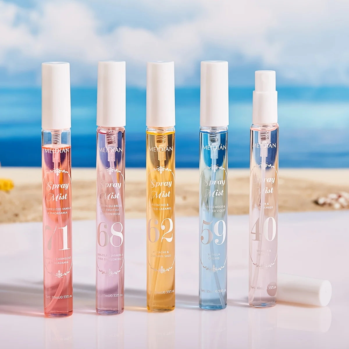 Brazilian Number Fragrance Spray Mist Set, Body Hair Perfume, Fresh and Delicate Long-Lasting Scent,Perfect Gift for Friends