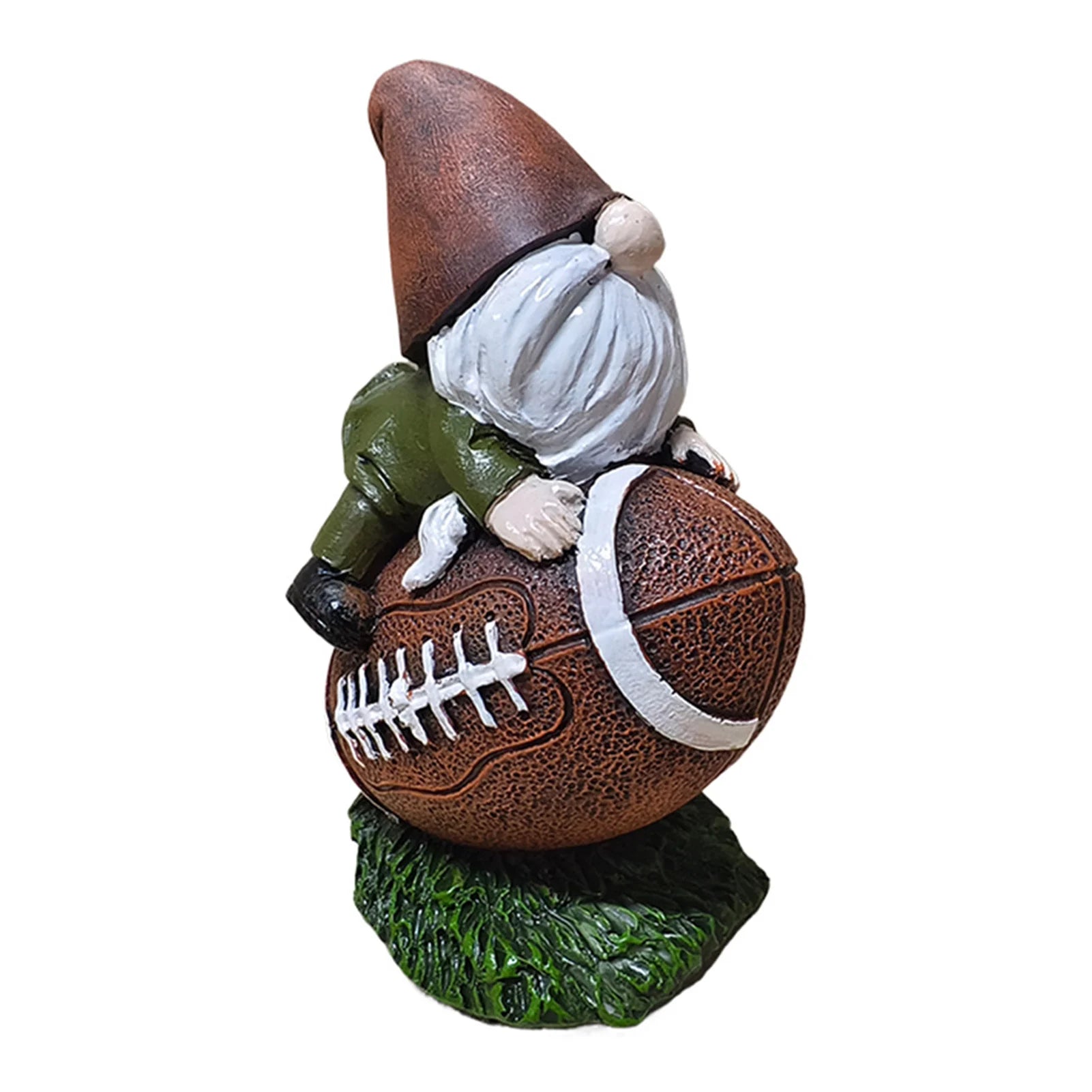 3pcs Rugby Gnome Statue Resin Decoration For Super Bowl Indoor Outdoor Garden Table Miniature Ornament 10.5x6.5x4.5cm