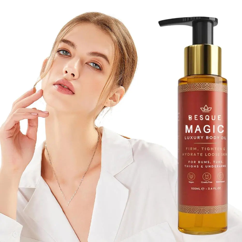 100ML Magic Luxury Body Oil Firming Fade Fine Line Moisturizing Smooth Brightening Rejuvenating Repairing Nourishing Body Oil