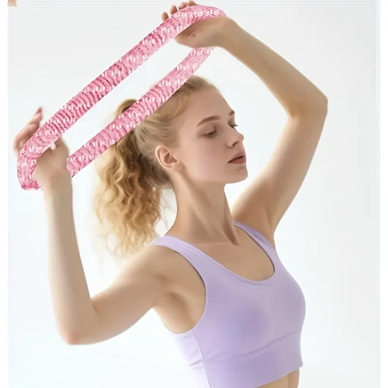 Spring soft silent hula hoop, full coverage without hurting waist, new fitness trend, abdominal sweating, strengthen the abdomen