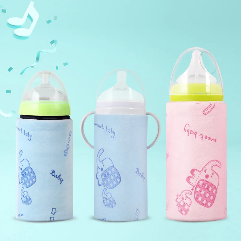 Universal Baby Bottle Warmer Water Formula Milk Warmer Baby Bag USB Nursing Bottle Heater Portable Thermal Bag for Travel