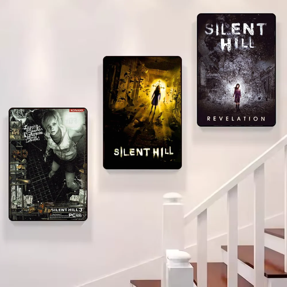 Hot Classic Silent Hill 3 Game anime Poster HD art sticky wall waterproof home living room bedroom bar aesthetic decoration