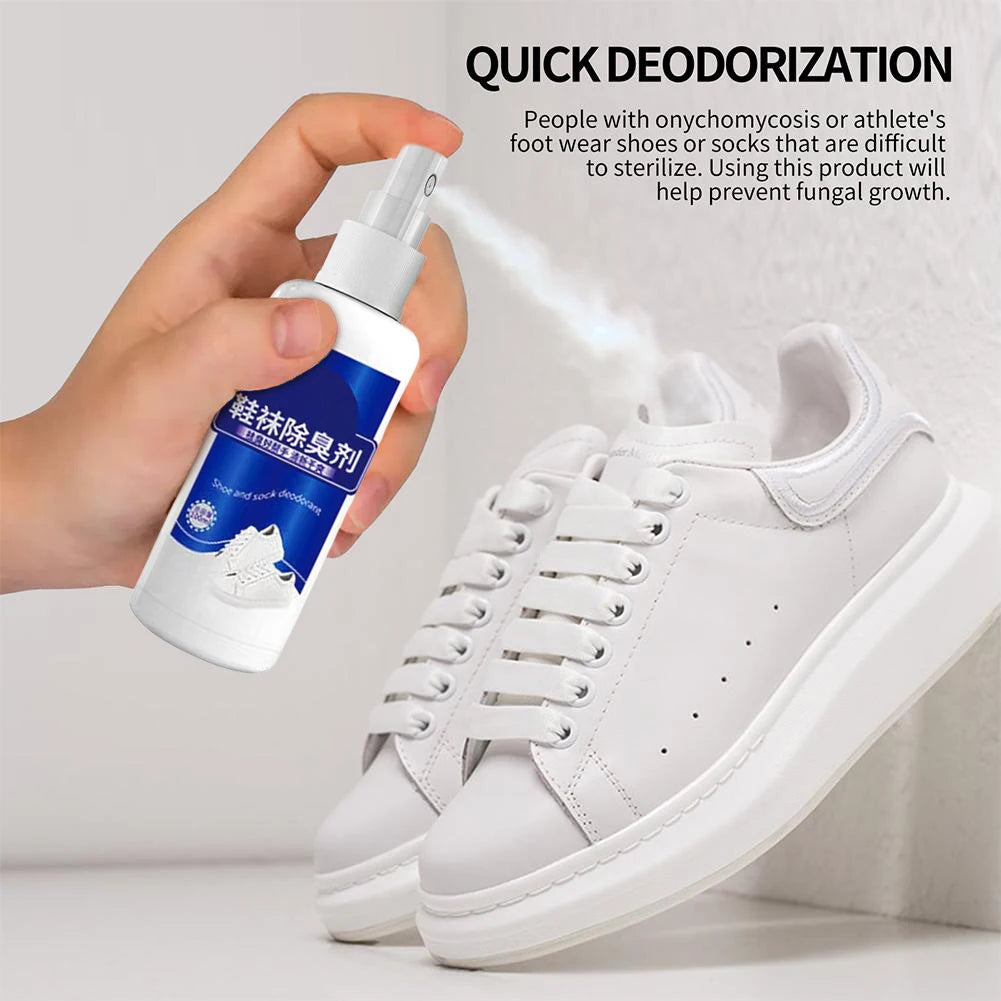 Shoes Deodorizing Removal Spray Foot Socks Odor Stink Freshener Shoe Cabinet Deodorant Feet Antiperspirant Health Care 100ml