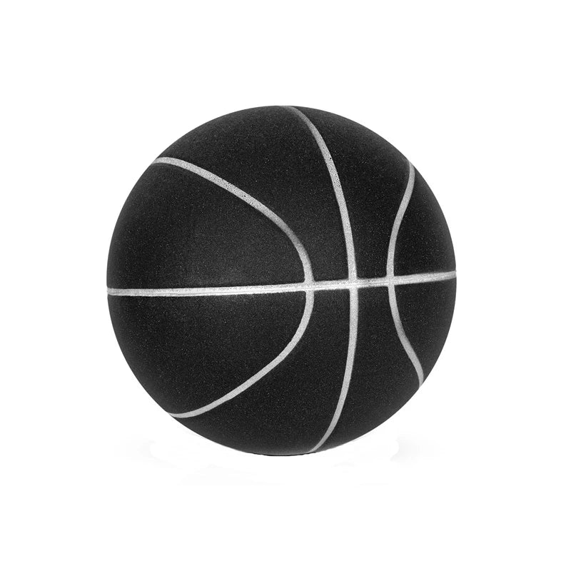 Silent Basketball New Black Size 7 Ball No Noise Indoor Bounce Training Basketball for Kid Playing at Home Boys Birthday Gift