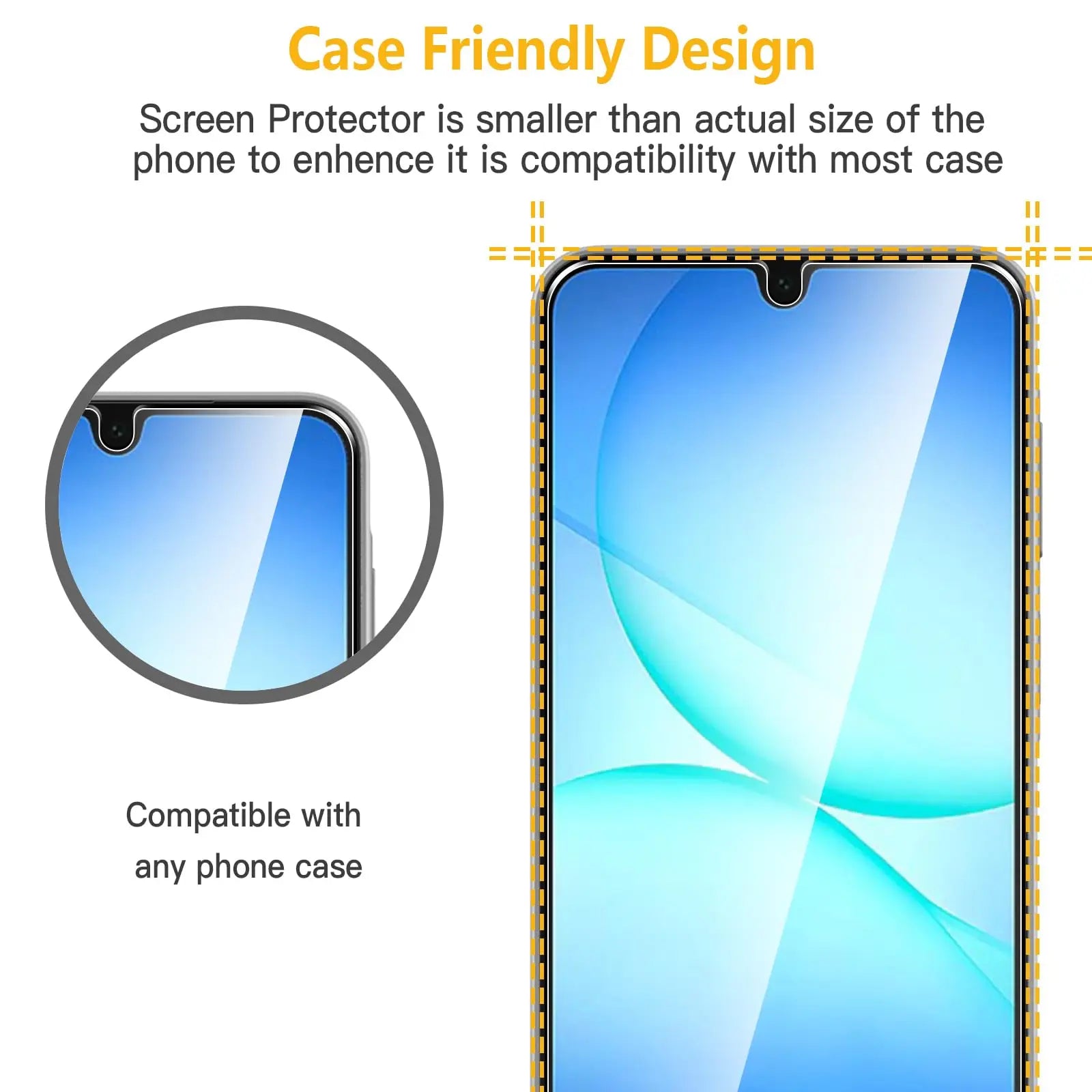 Screen Protector For Samsung Galaxy A17 4G 5G Tempered Glass HD 9H Transparent Clear Anti Scratch Case Friendly