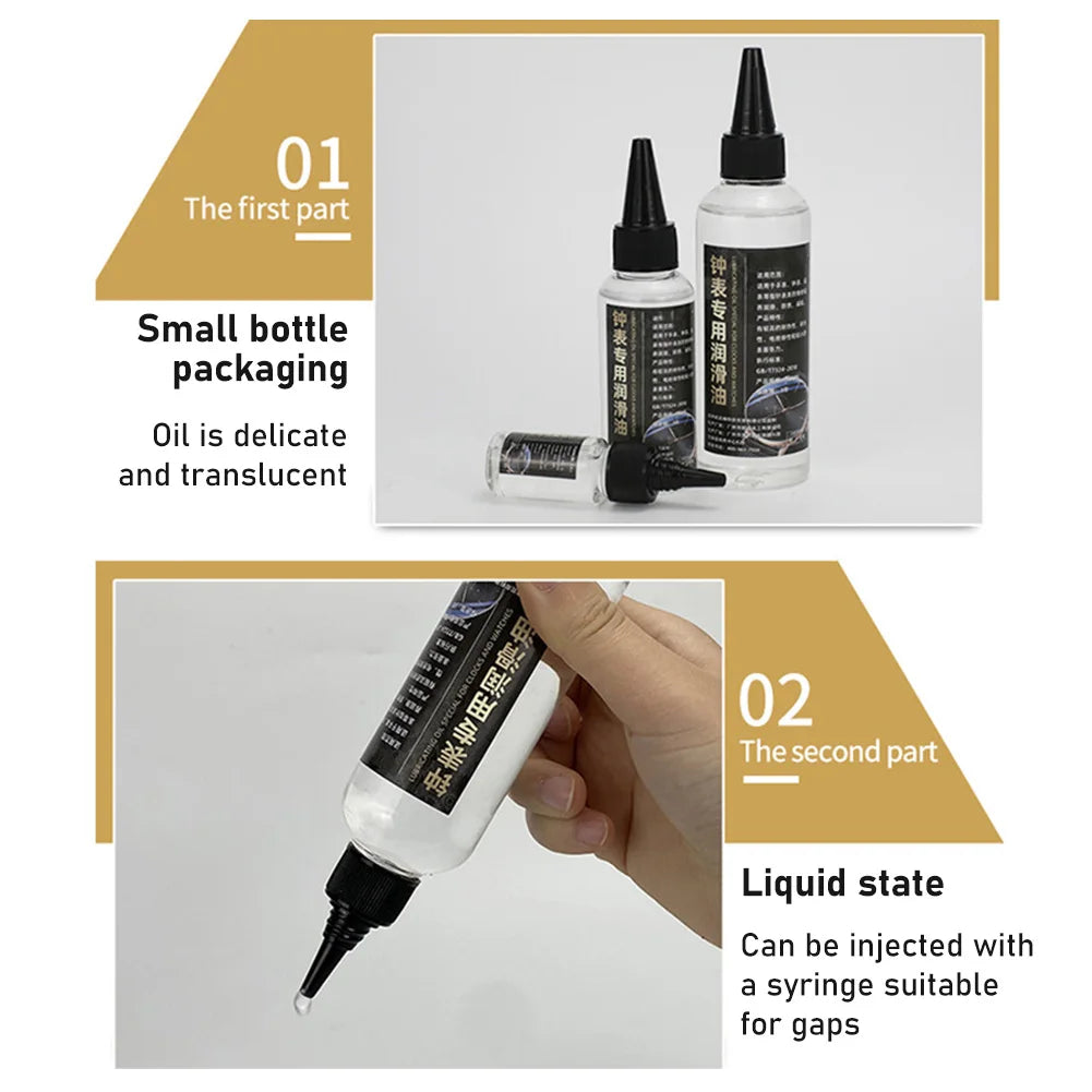 Watch Lubricant Clock Watch Lubricant Oil Mechanical Watch Movement Oil For Watchmakers Watch Repair Supplies 10/50/100ml