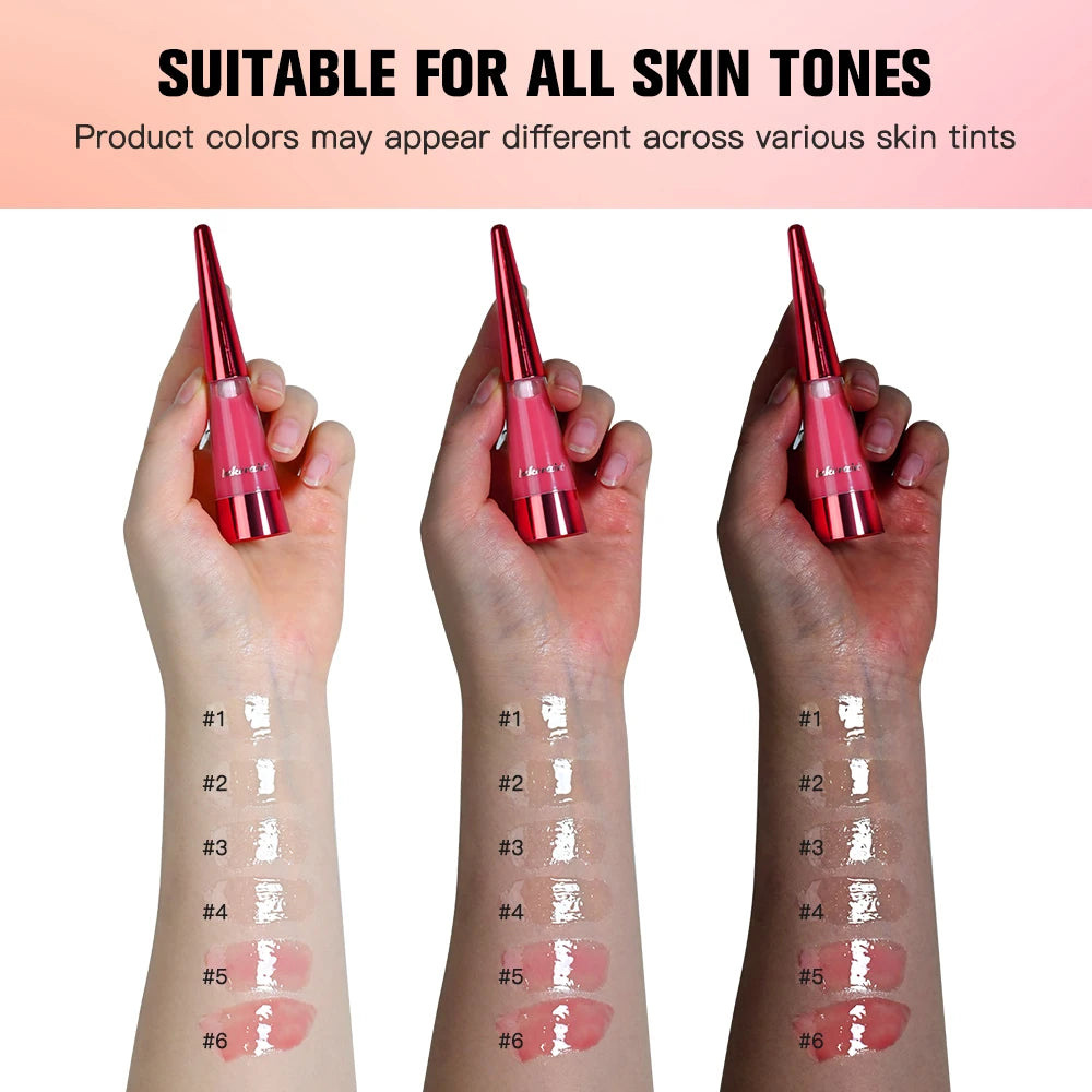 Reedle Shot Lip Plumper Nourish Lips Care Moisturizing Transparent Gloss Fragrance Free Plumping Stocking Stuffer Cosmetics