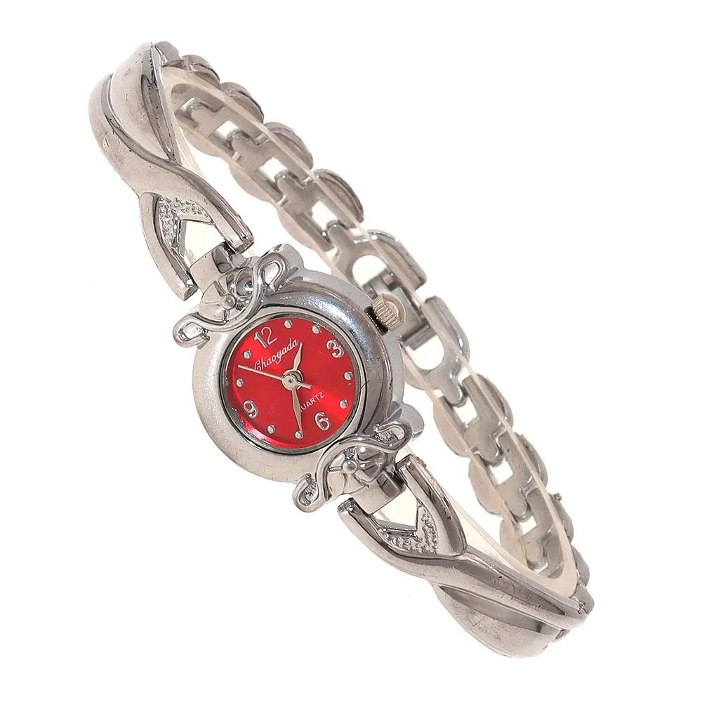 Luxury Woman Lady Pendant Bangle Bracelet Wristwatches Young Female Girls Waterproof Gifts Thin Strap Watches gold watch women