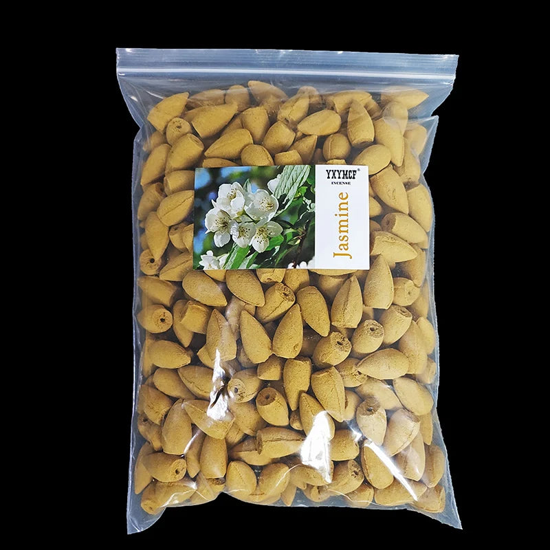 YXYMCF Natural Reflux Tower Incense Sandalwood Lavender Smoke Backflow Incense Cone for Burner Home Fragrant Reflux Aromatherapy