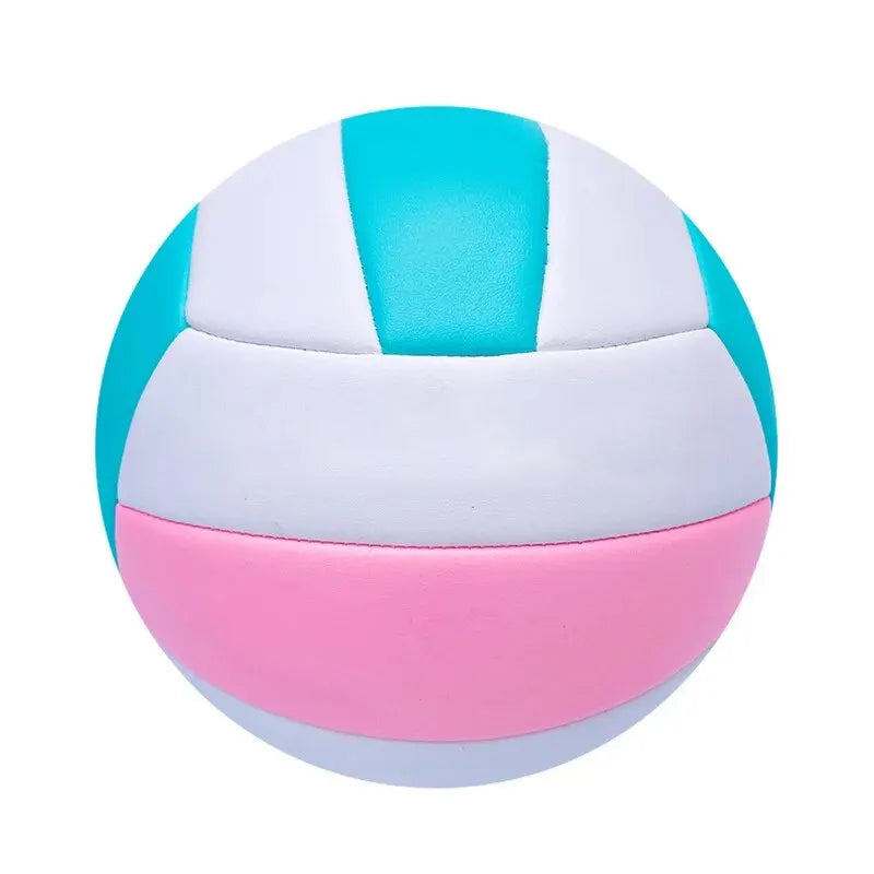 Indoor And Outdoor Standard Volleyball School Youth Soft Leather Training Competition No.5 Ball Logo Customization