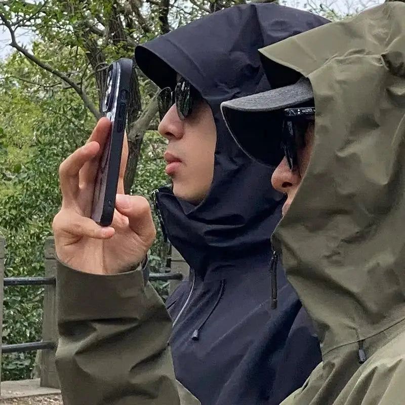 ARC BETA Embroidery Logo Rain Jacket Sports Ski Camping Outdoor Mountain Climbing Windproof Waterproof Three Layer Unisex Coat