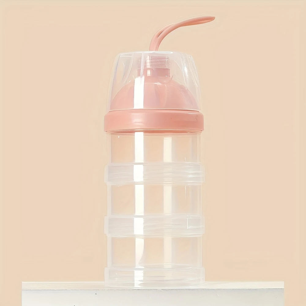 3 Layers Milk Powder Container, Stackable Formula Dispenser, Household Multifunction Food Storage Box