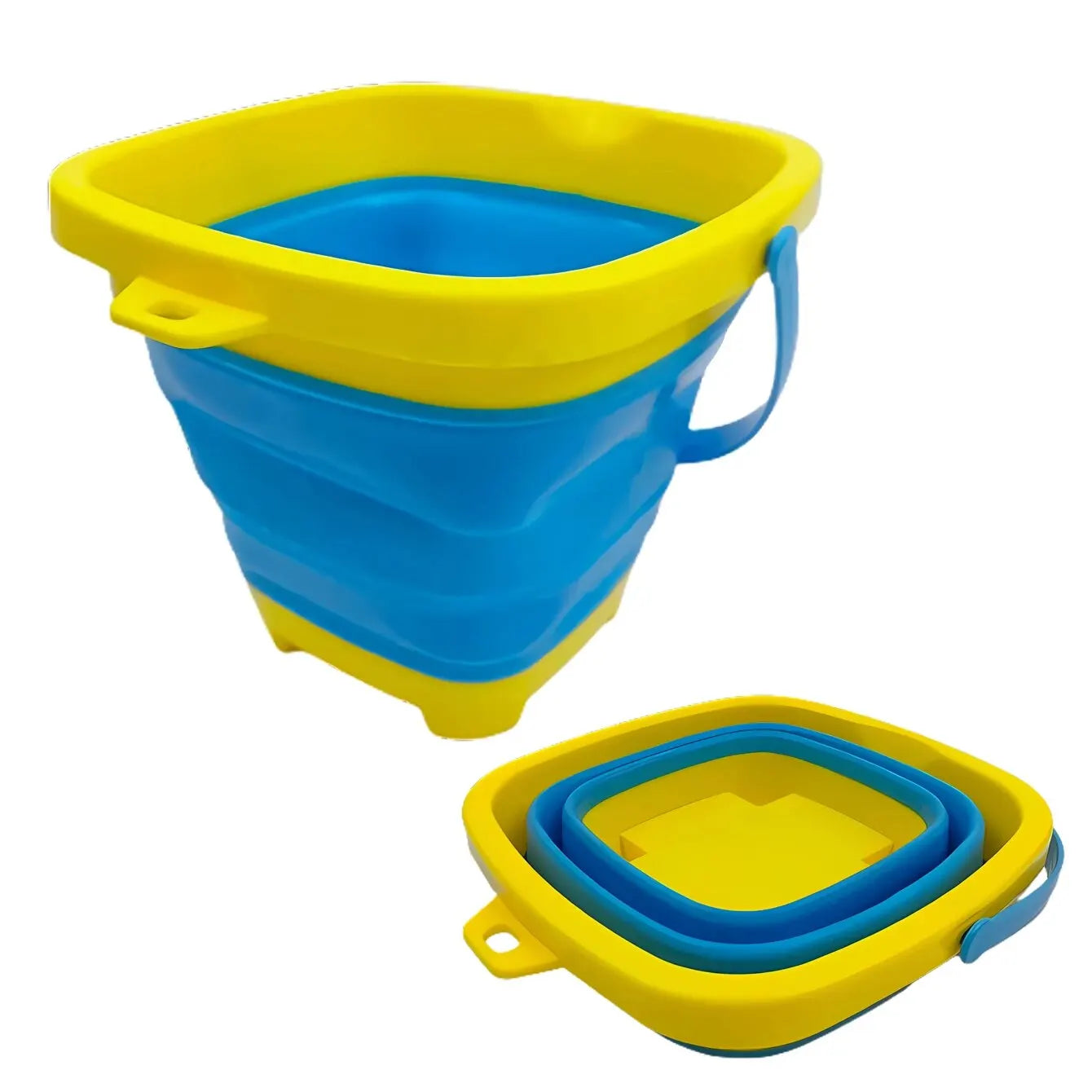 Children's Collapsible Bucket Dredging Sand Multi-functional Portable Beach Water Toy