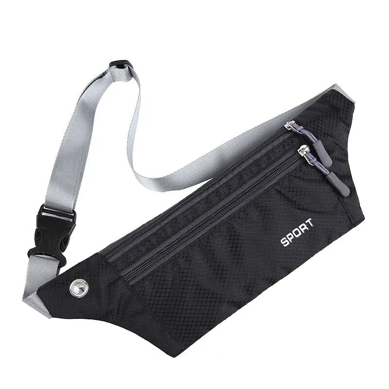 Multifunction Man Waist Bag Nylon Chest Pack for Women Running Belt Sports Bag Moblie Phone Bags Pouch Pocket Travel Chest Bag