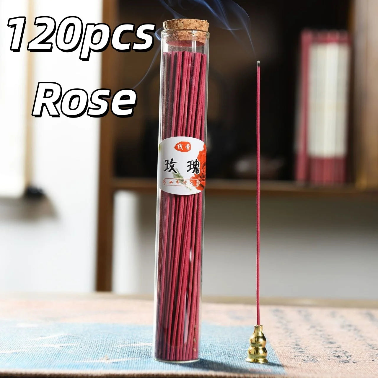 120pc/Box Natural Incense Stick Aromatherapy Sticks Interior Deodorization Lasting Lingering Fragrance Household Bedroom Incense
