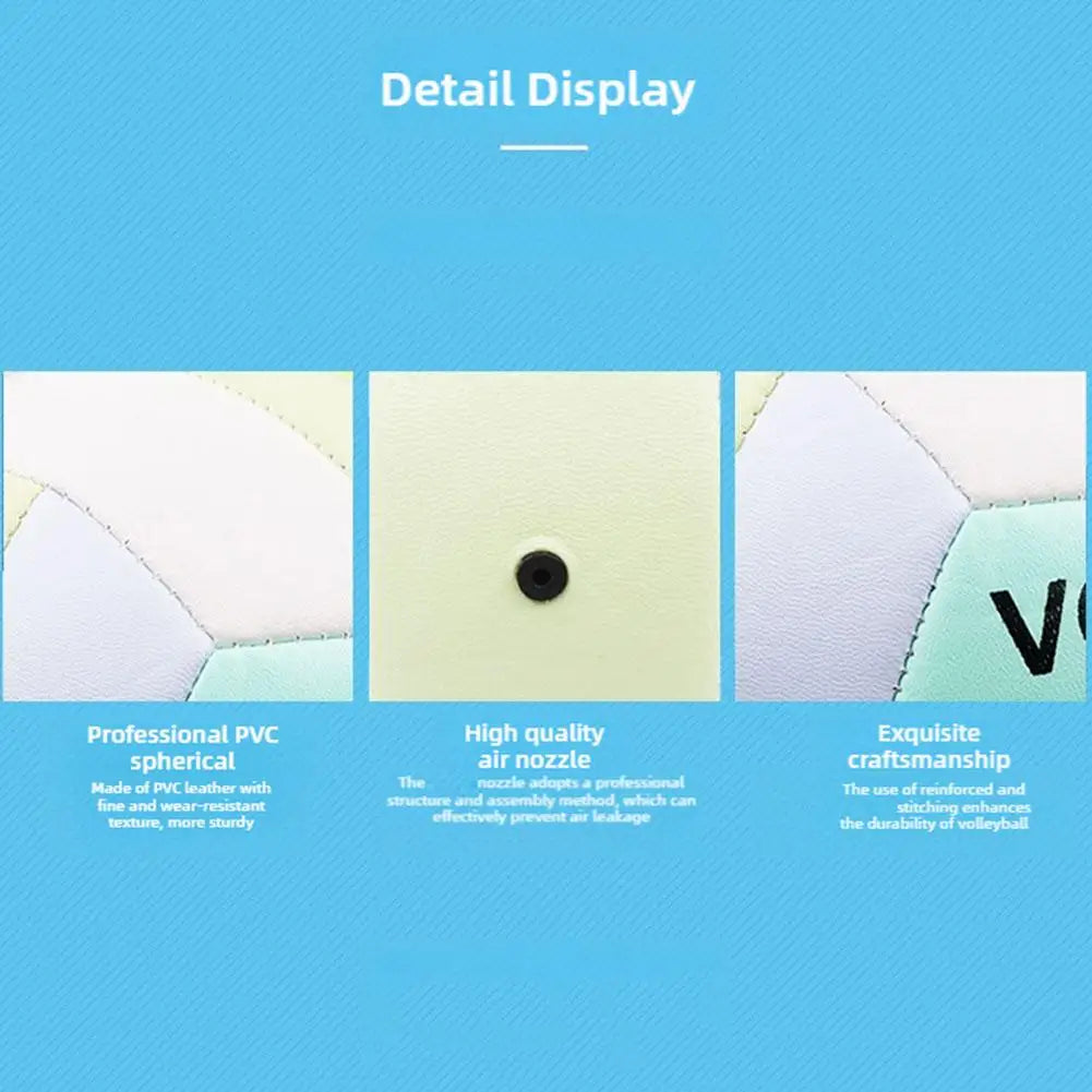 Official Size 5 Volleyball, Soft Indoor Outdoor Volleyball For Game Gym Training Beach Play Volleyballs For Beginner Teenager