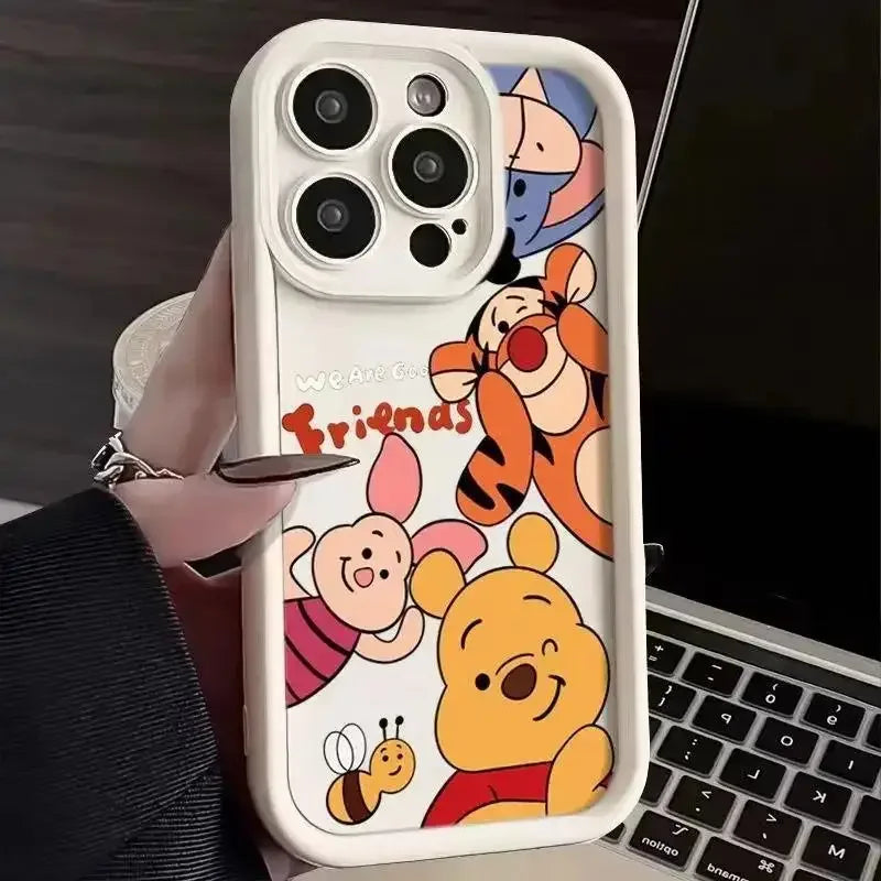Winnie the Pooh Bear Casing For IPhone 17 16 15 14 13 12 11 pro 17 air 16 15 plus 13 12 pro Case