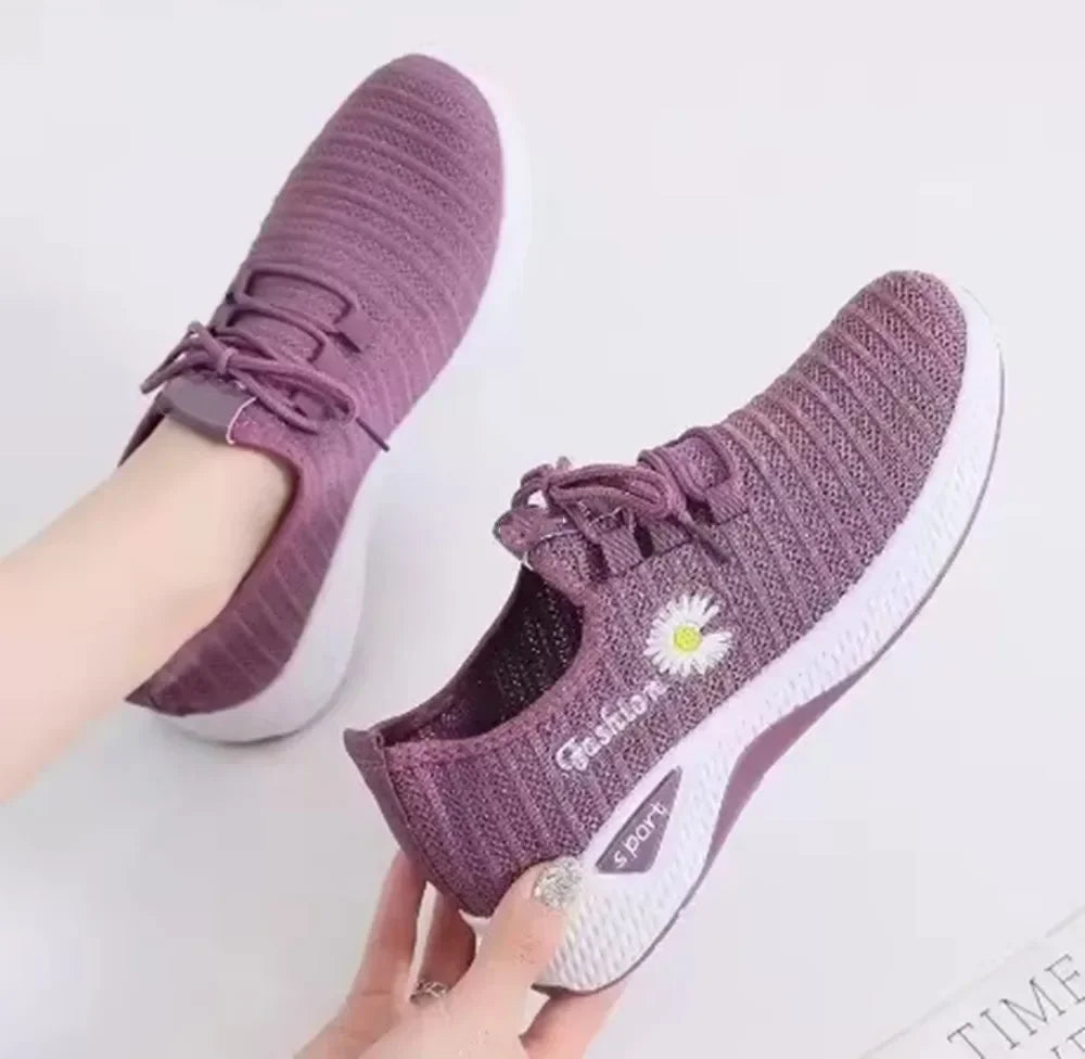 Women Sneakers Autumn New Trendy Mesh Casual Sports Running Shoes Wholesale Comfortable Lightweight Breathable Fashion Sneakers