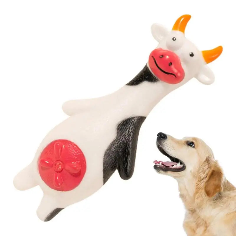 Puppy Teething Toys Dog Animal Toy Vinyls Dog Teether Animal Doll Sheep Duck Cows Sound Toy For Entertainment