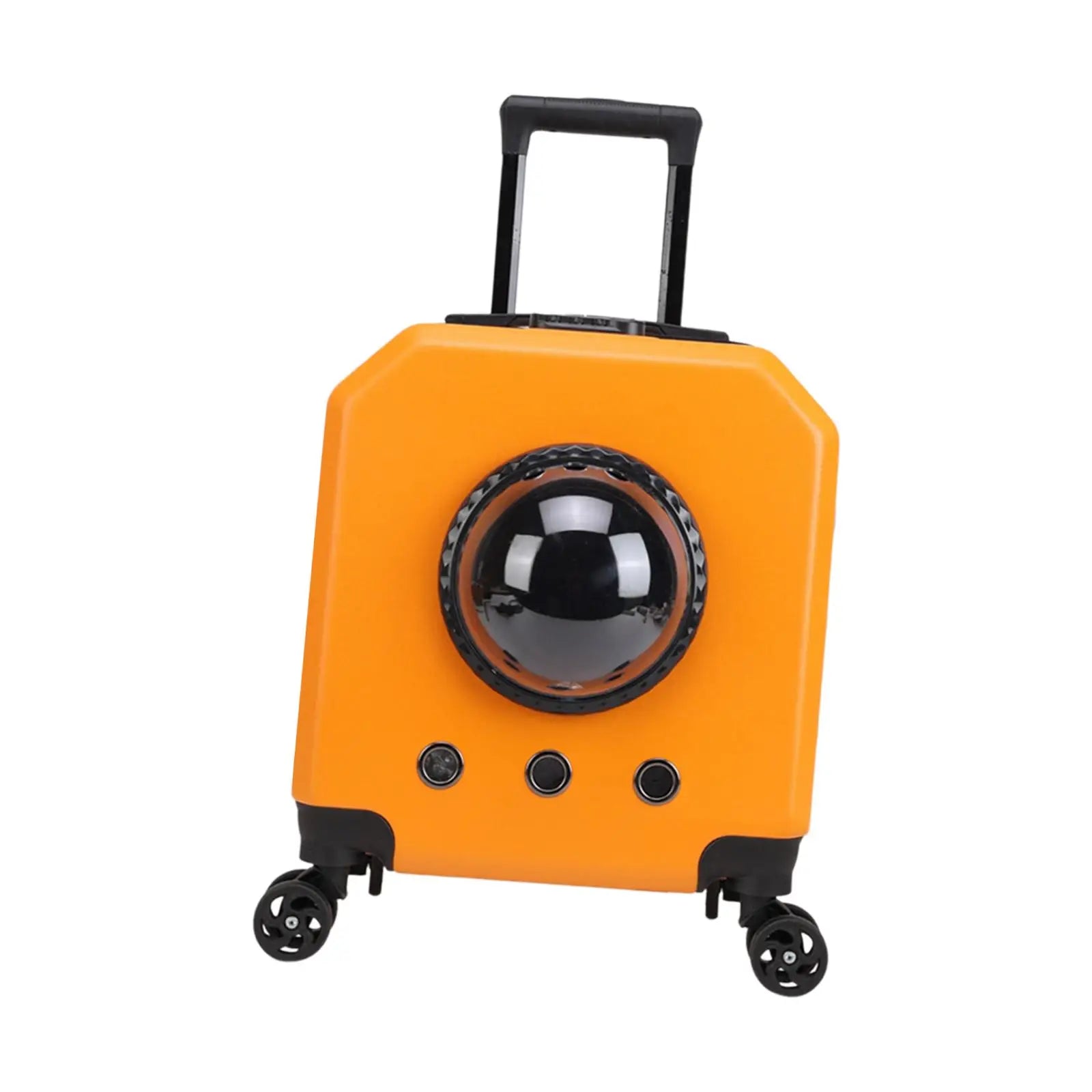 Pet Travel Carrier with Wheel Portable Cat Trolley Case for Camping Outdoor