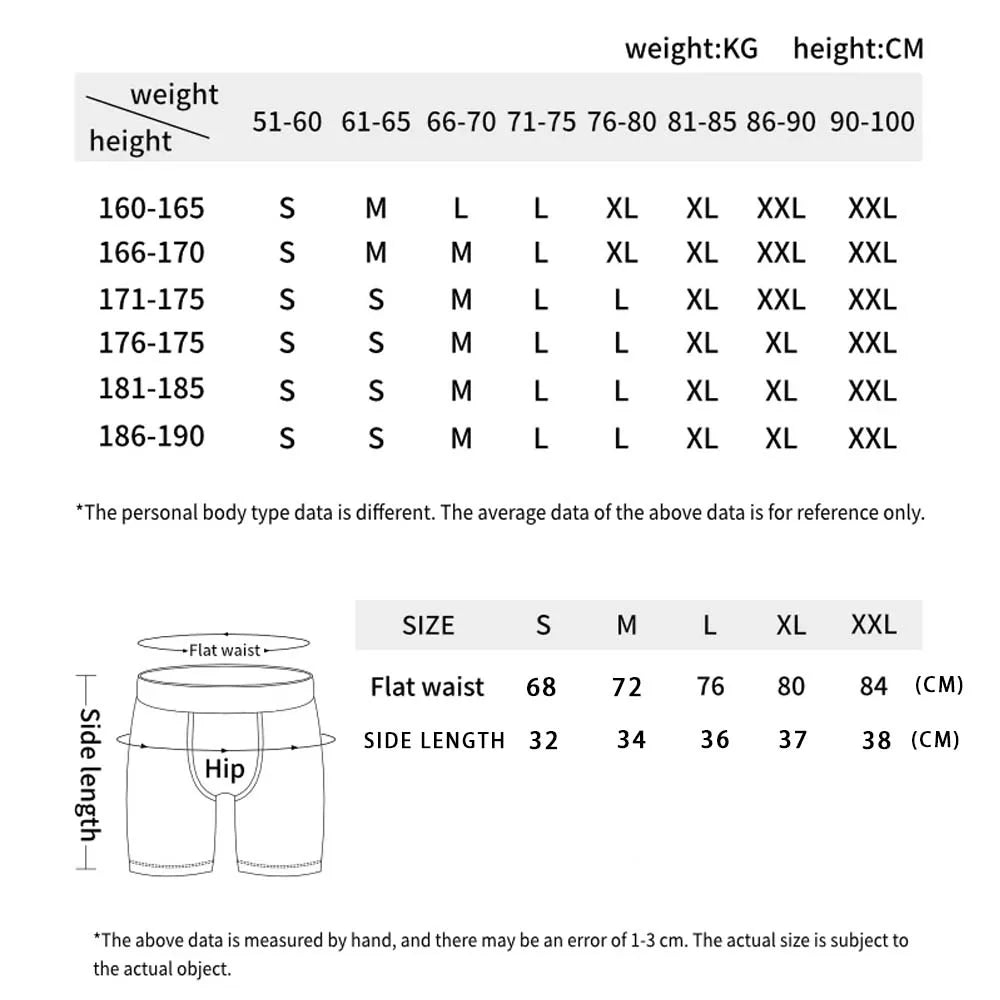 8-Pack Boxers Man Bamboo Fiber Men's panties Sexy Long Boxer Briefs Breathable and Soft Underwear for Men Plus Size S-XXL