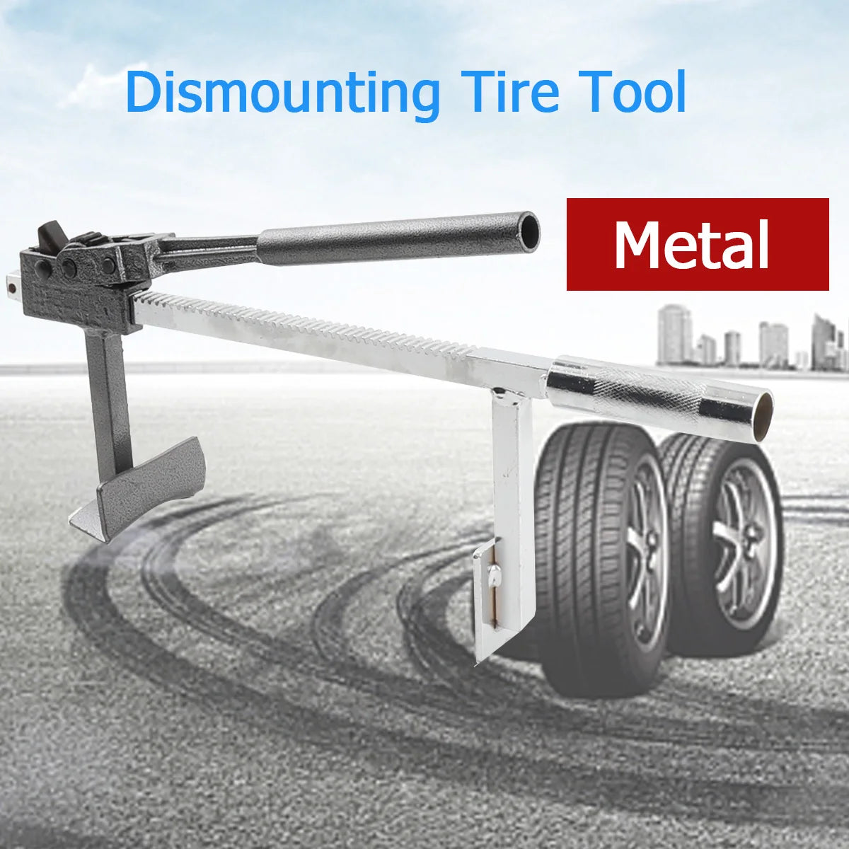 Vacuum Tire Bead Breaker Removal Tool Tire Changer for Motorbike Tire Changer Repair AccessoryManual Tire Raking Machine