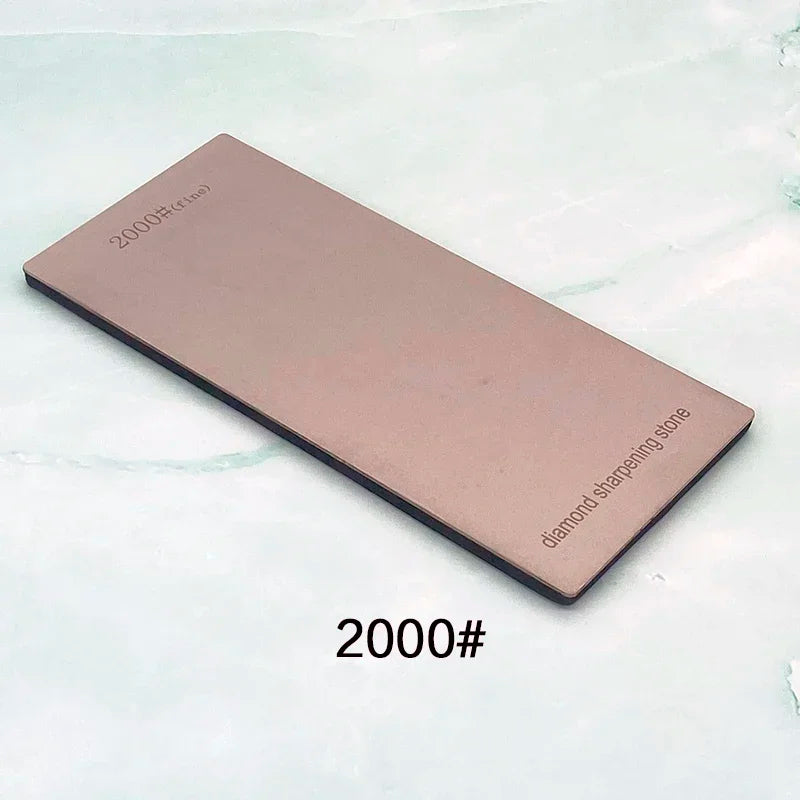 120/600/1500/3000 Grit Diamond Sharpening Stones Knife Sharpener Anti-skid Base Kitchen Knife Sharpening Tool Set Flake Plate