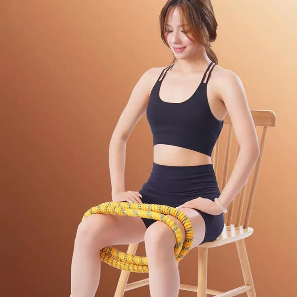 2025 Fitness Hoop Stable Rotation Fitness Hoop Portable Soft Spring Fitness Hoop 360-degree Rotation Noiseless Exercise HoopS