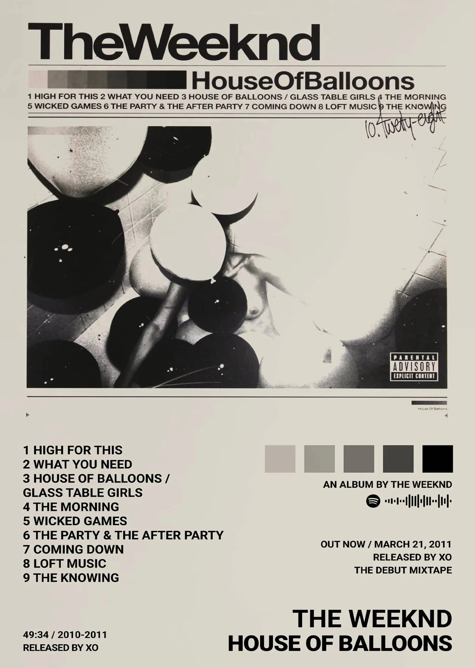 Music Album Star The Weeknd Hip Hop Posters Prints Canvas Painting Singer Wall Art Picture for Living Room Home Decoration Gift